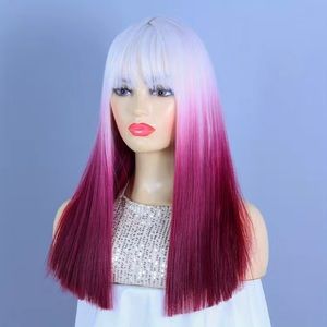 Purple Ombré Synthetic Wig